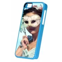 2D Чехол пластиковый для iPhone 6 голубой