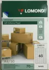 A450л бумага самоклеющаяся Lomond 65ДЕЛ 38*21,2 (2100215)