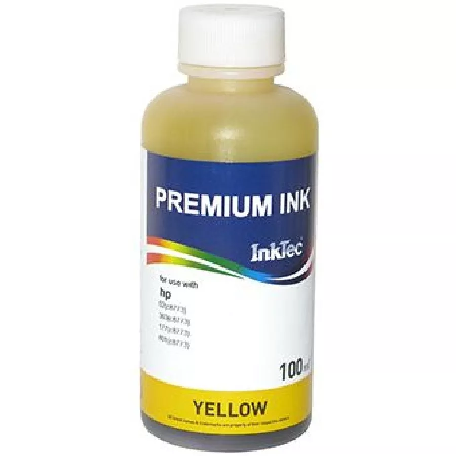 Чернила HP177 H3070-01LY InkTec Yellow 100мл.