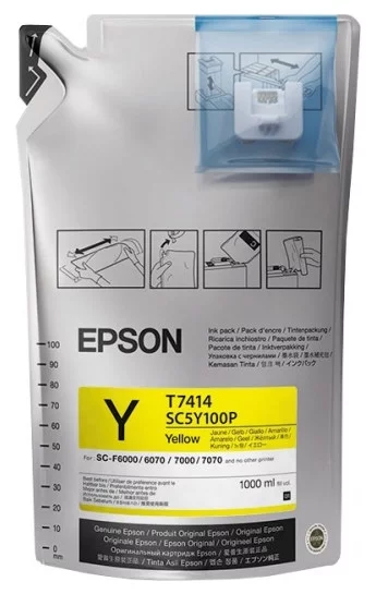 Чернила сублимационные Epson SC-F6000 (Yellow) C13T741400