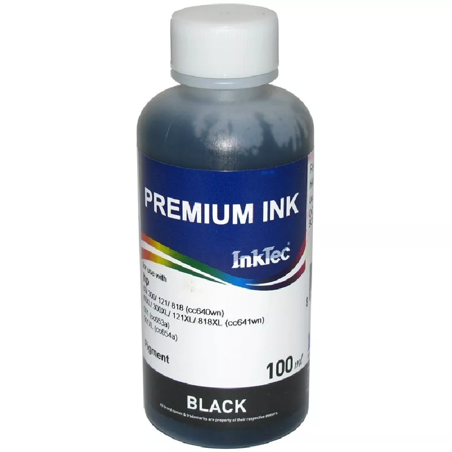 Чернила InkTec HP 121 Black пигм 100мл. H4060-100MB