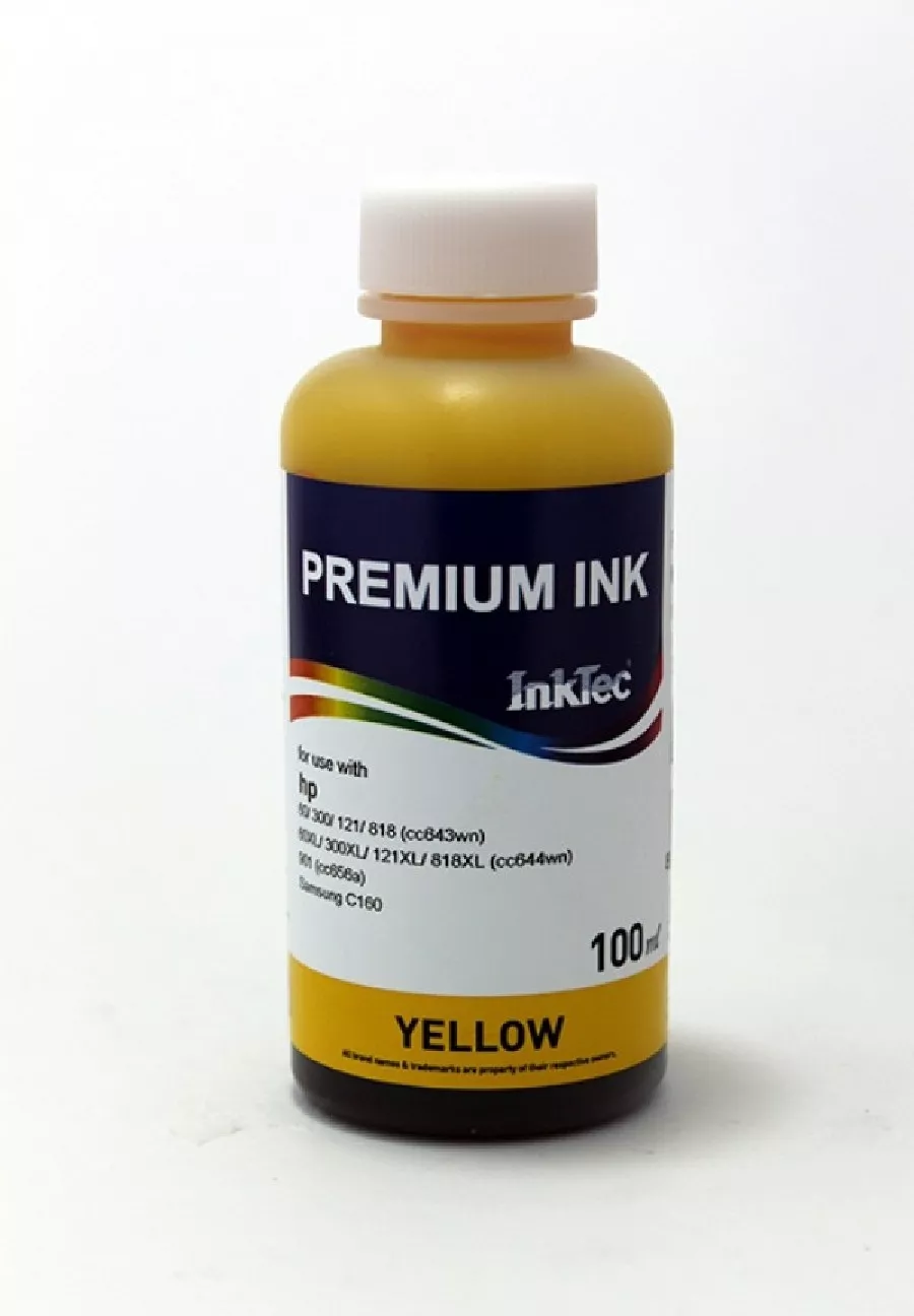 Чернила HP121/818 InkTec Yellow 100мл. H4060-100MY