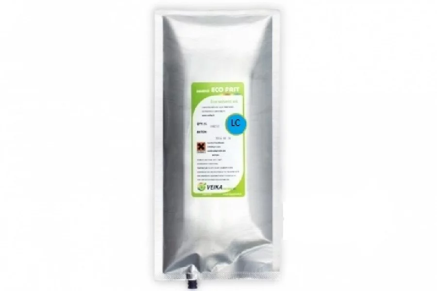 Чернила veika balance eco fast, light cyan, 1 литр (вак.упак.)