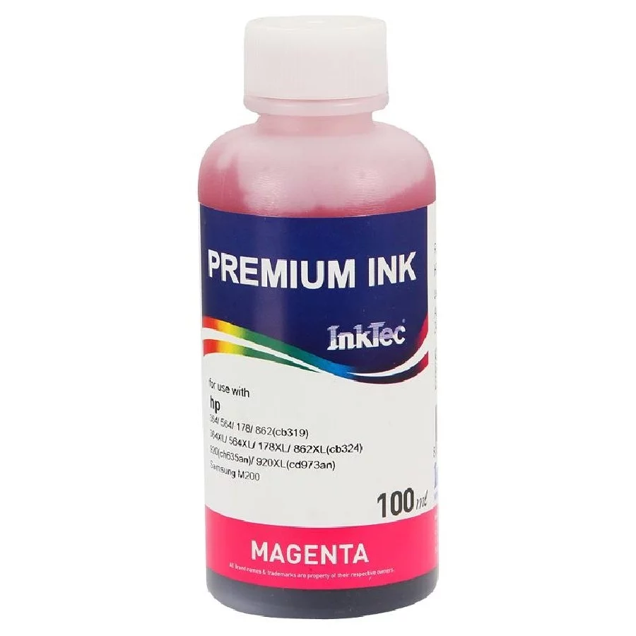 Чернила HP 364/564/178 водн InkTec Magenta 100мл. H7064-100MM