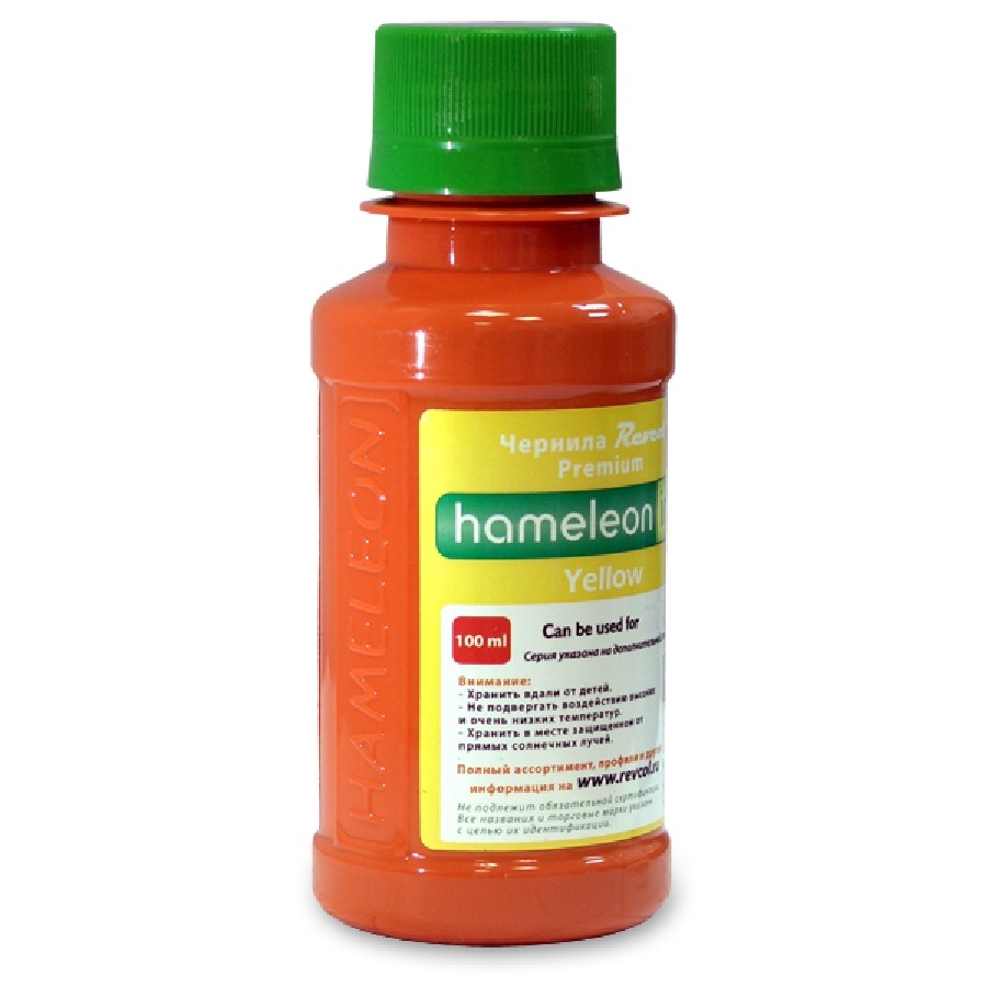 Чернила "HAMELEON" T50 100мл Yellow(Pigment) EP390