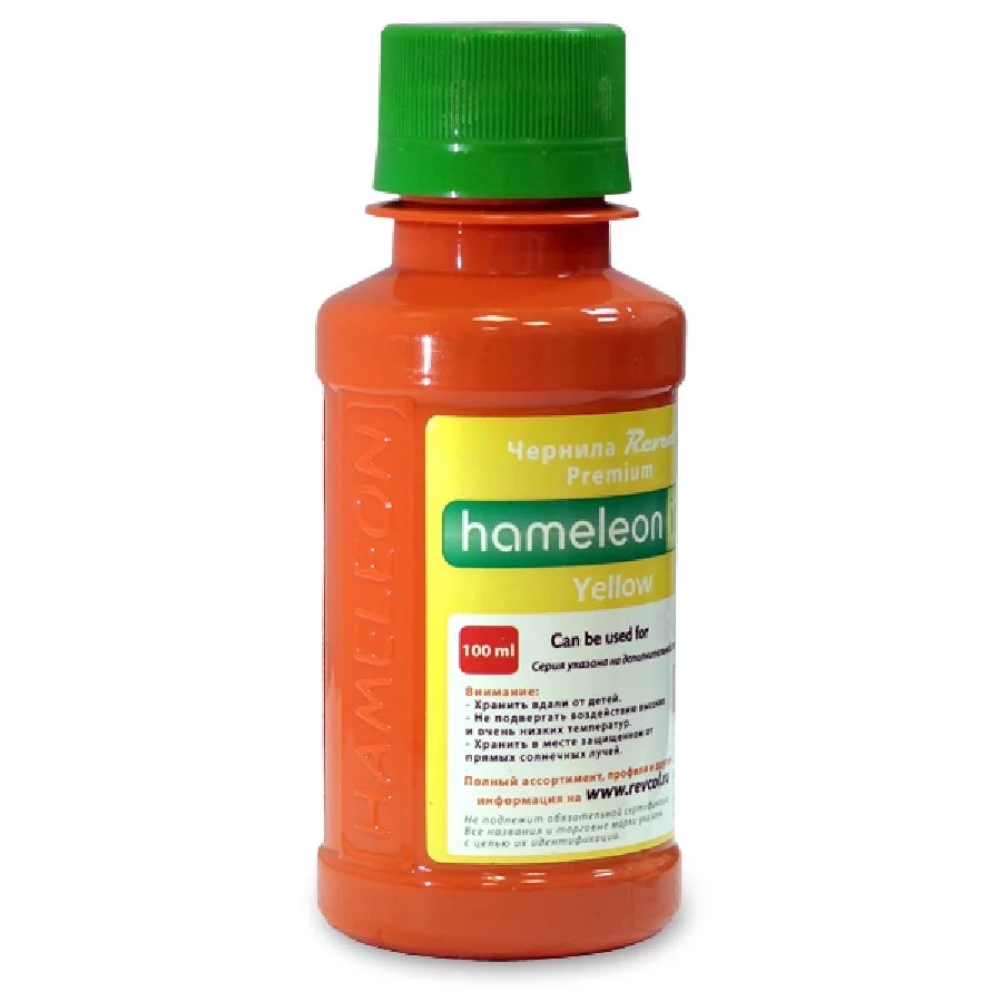 Чернила "HAMELEON" T50 100мл Yellow(Pigment) EP390