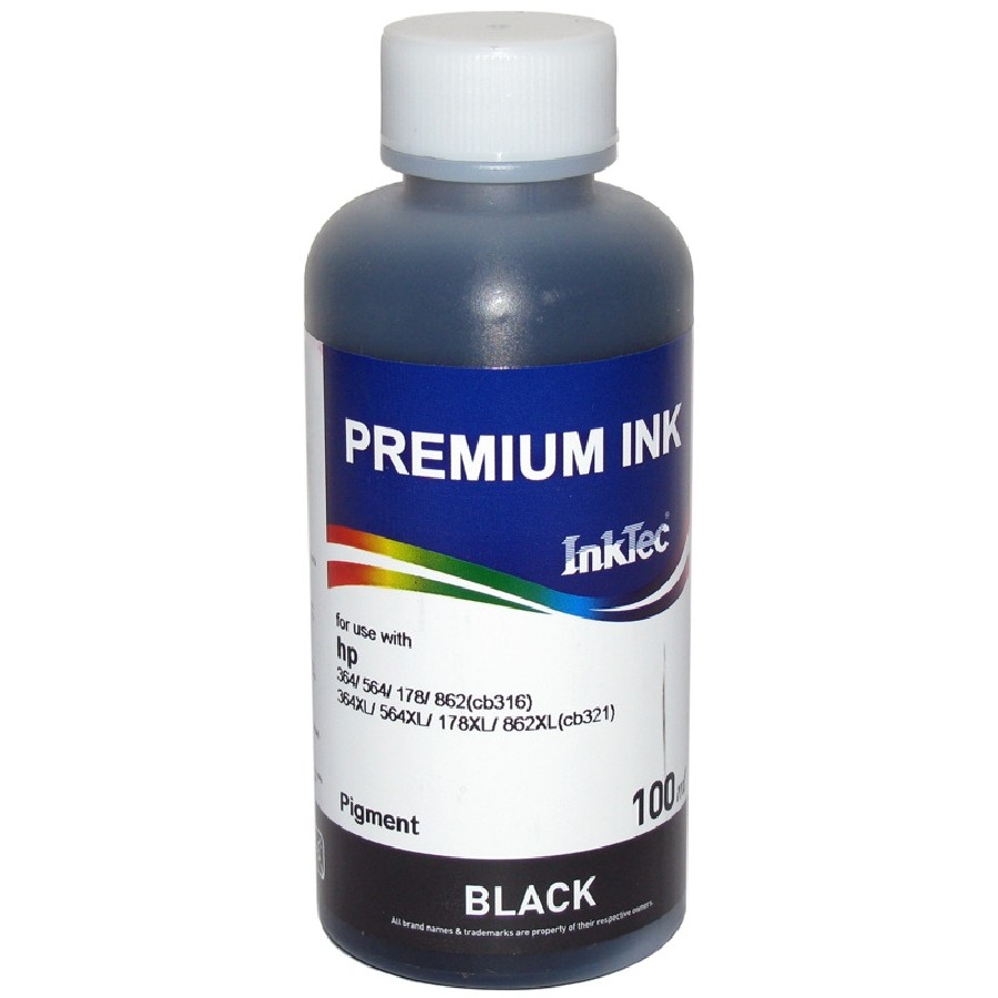 Чернила HP 364/564/178 пигм InkTec Black100мл. H7064-100MB