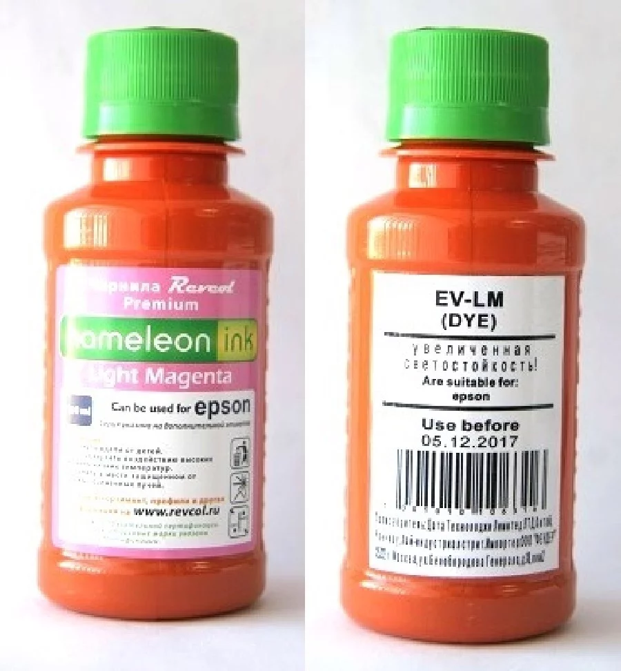 Чернила "HAMELEON" 100мл L. Magenta (EV-Dye)