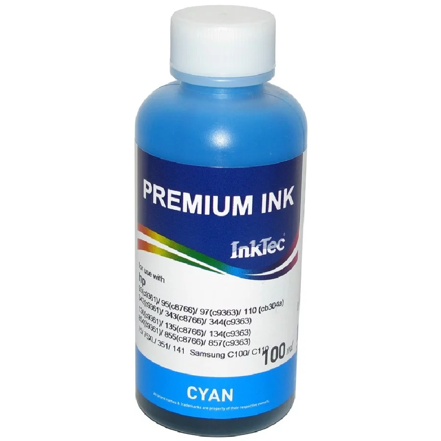 Чернила HP131/135/134 InkTec Cyan 100мл. H6066-100MC