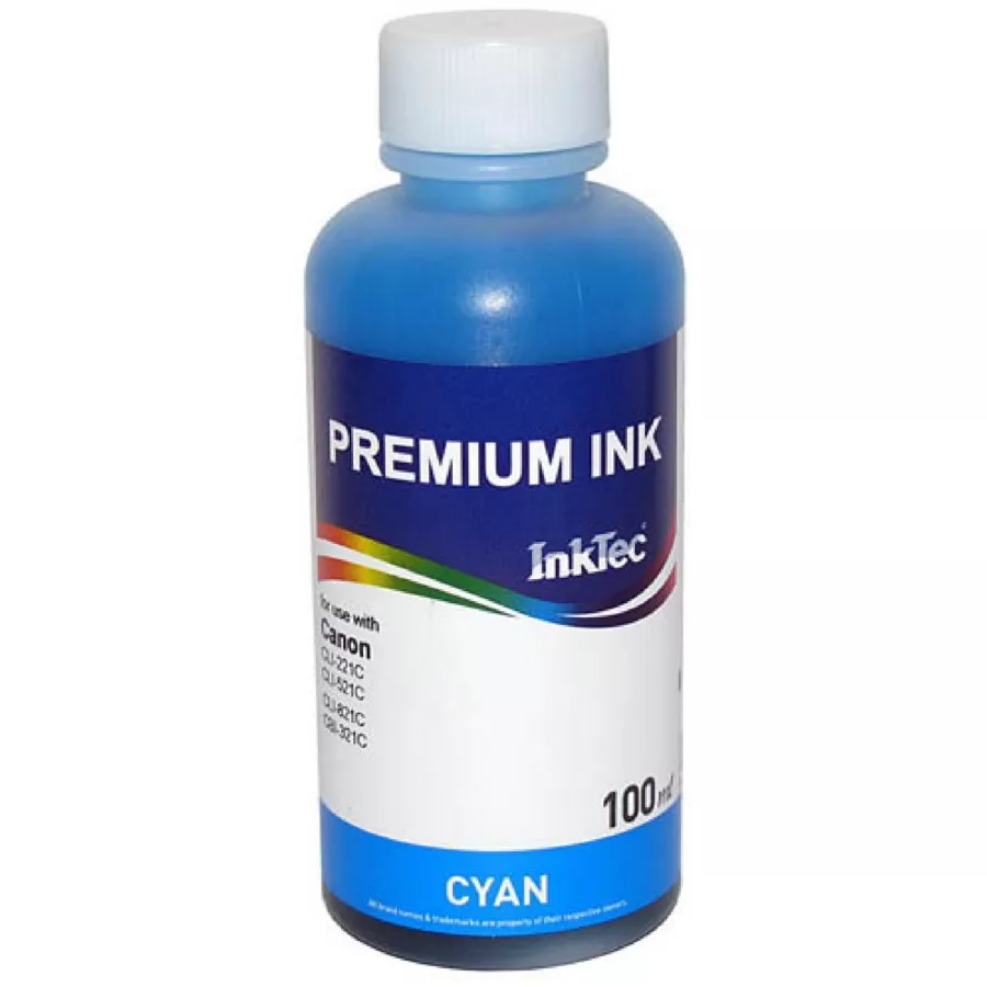 Чернила Canon CLI-521 InkTec Cyan водн 100мл. C9021-100MС